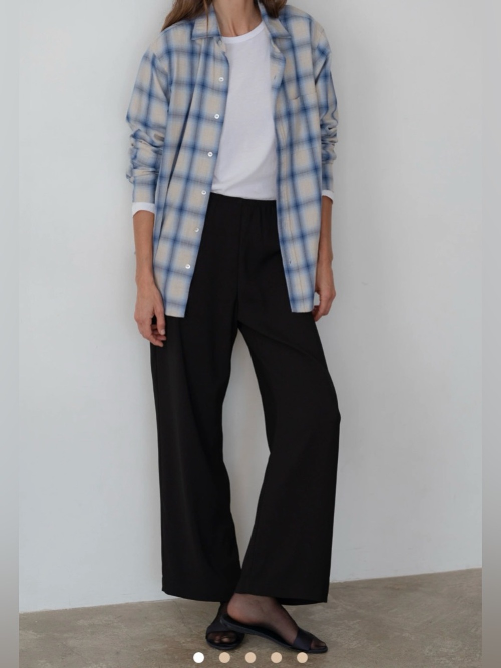 NWT DONNI. The Crepe Simple Pant